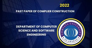 Paper Of Complier Construction Department Of Computer Science and Software Engineering